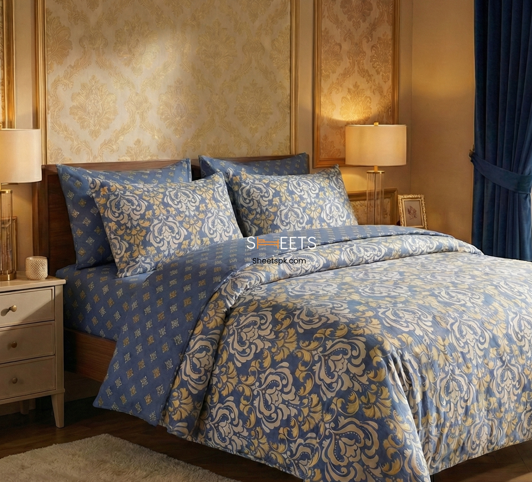 Obsidian Petals | Comforter Set