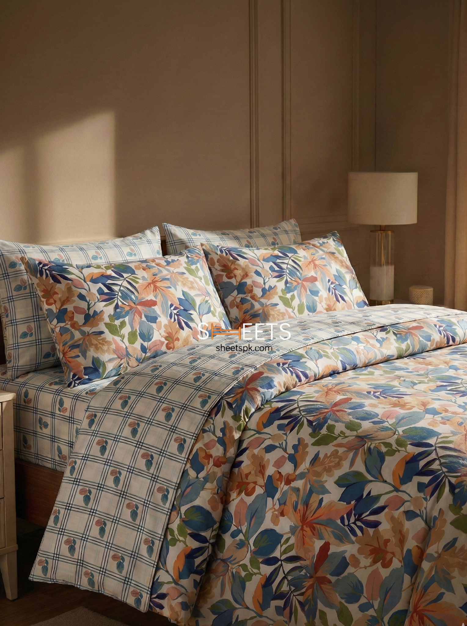 Mul Flowers | Comforter Set