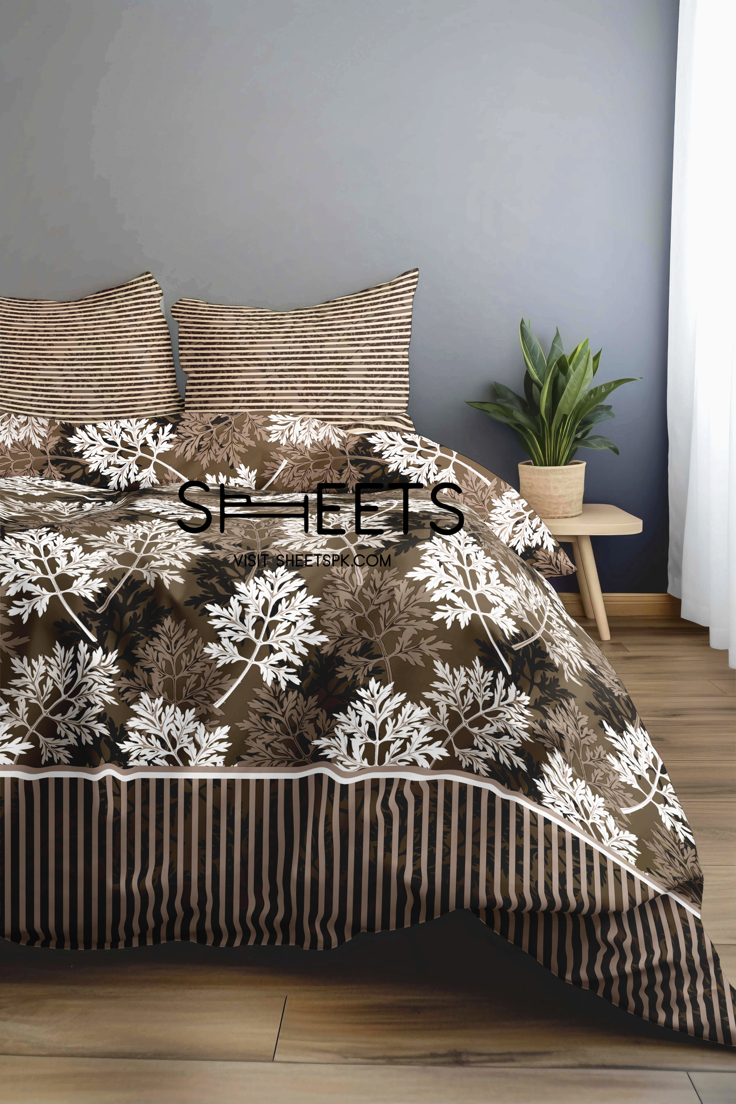 ZARA BROWN DUVET SET