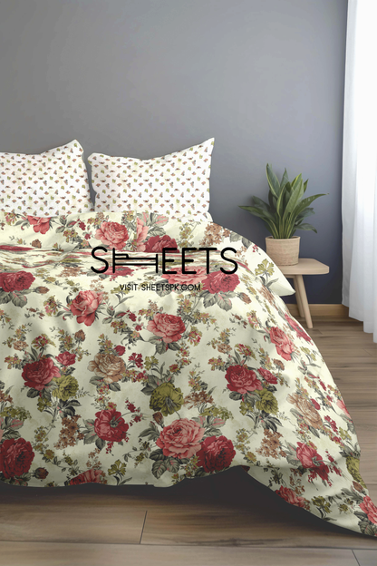 GUL FLOWER DUVET COVER SET