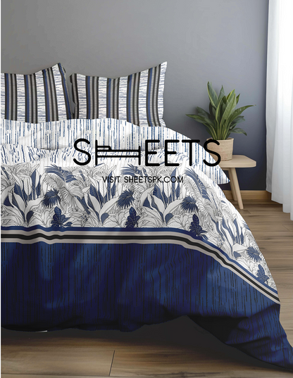 NAV BLUE DUVET COVER SET